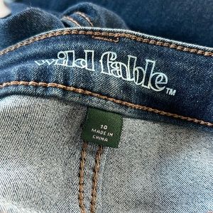Wild fable Stretchy skinny jeans dark blue so comfy just not wearing them now